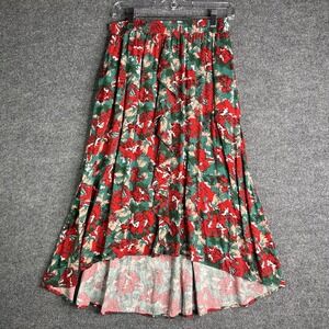 Porridge Anthropologie Miley Ruffled‎ Midi Skirt Floral Size Small Cottagecore